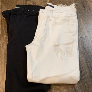 Pair of skinny jeans